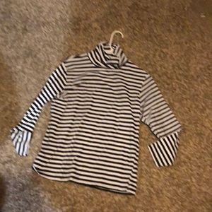 striped turtleneck